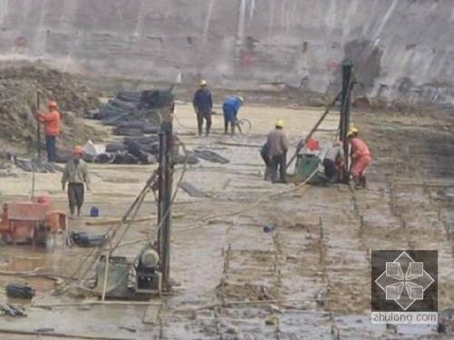 开阳我公司承建北京房山区水池地基注浆加固工程